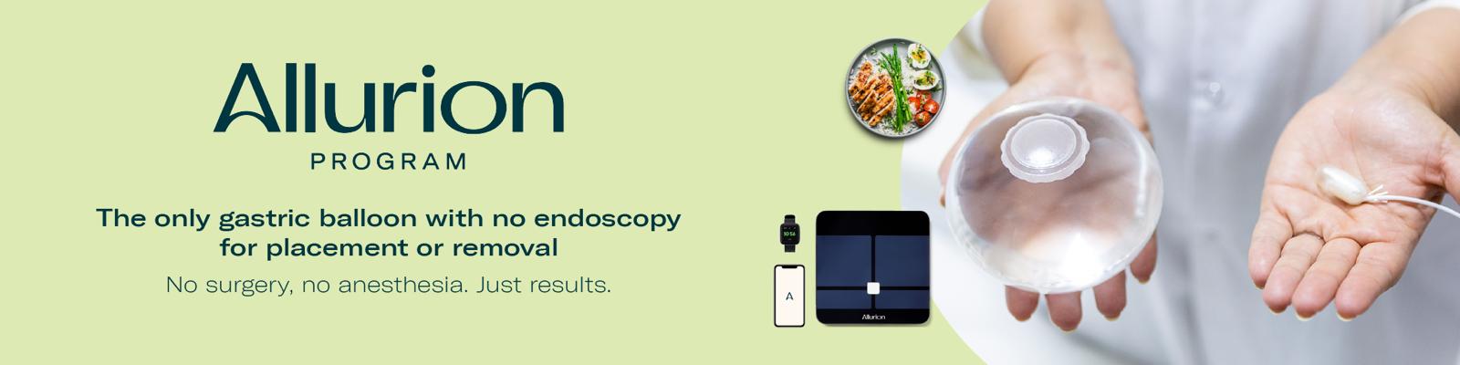 Allurion program. Achieve your weight goals with less struggle